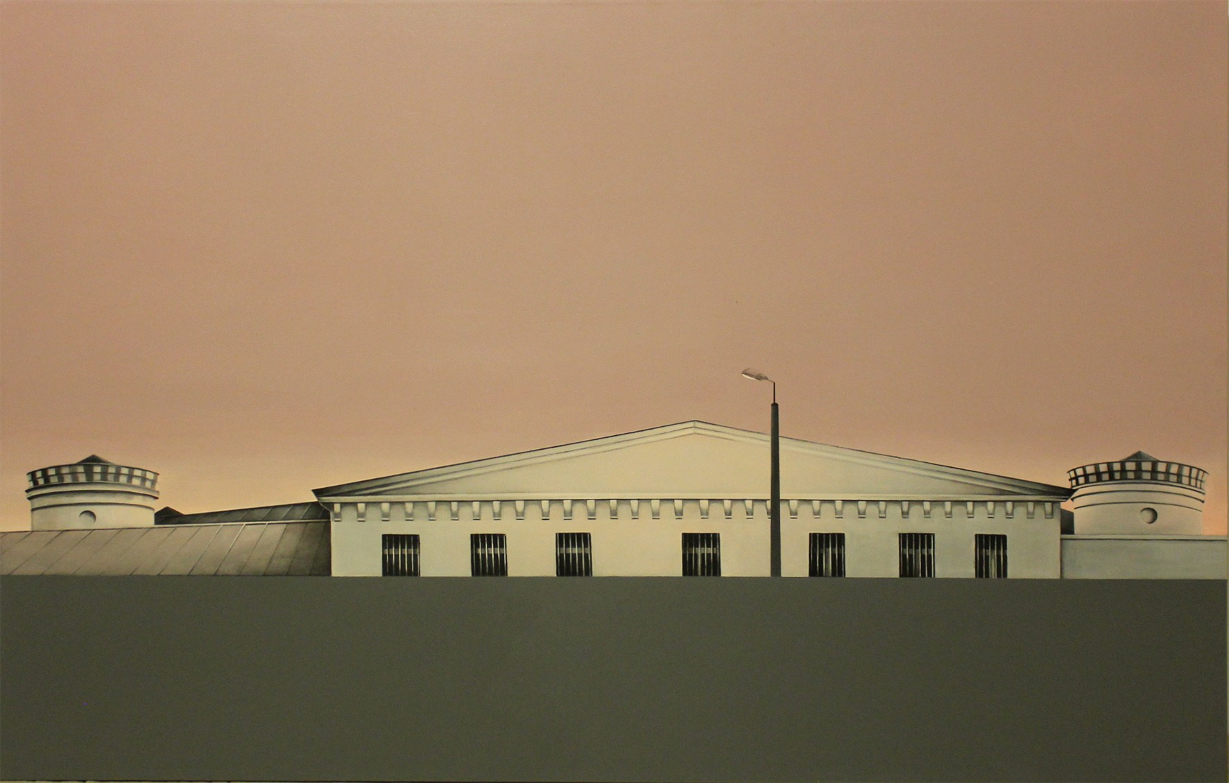 Fairytale Castle on the Valadarskaha Street, 90cm x 140cm, acrylic on canvas, 2013 