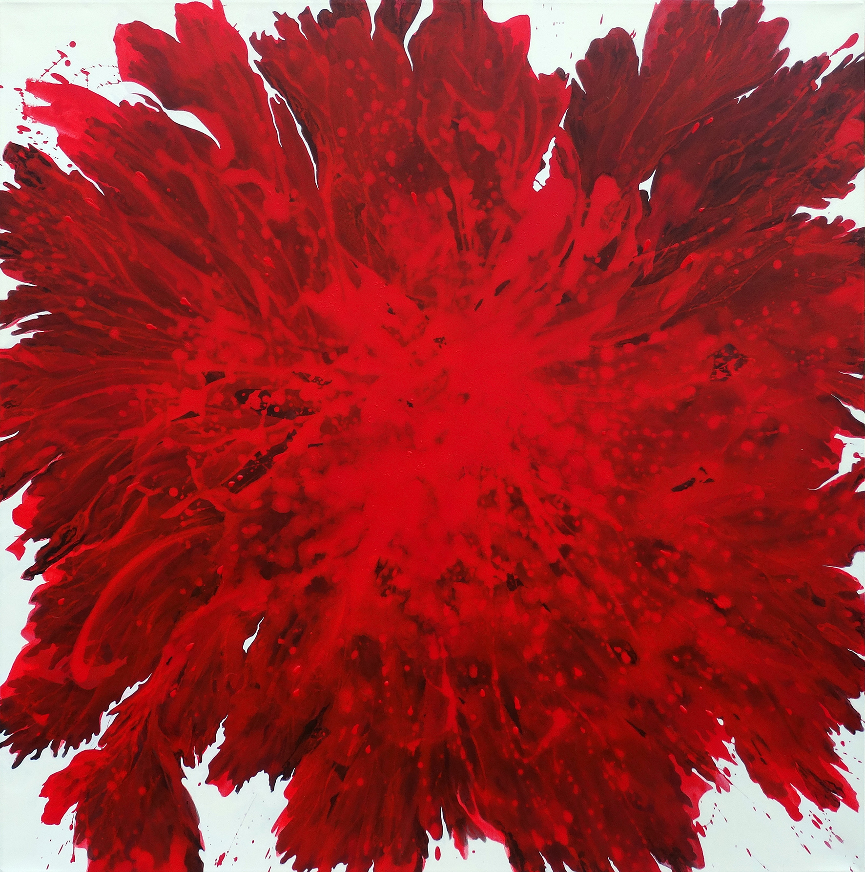 Honorable medals that embellish our breasts, 130cm x 130cm, acrylic on canvas, 2016