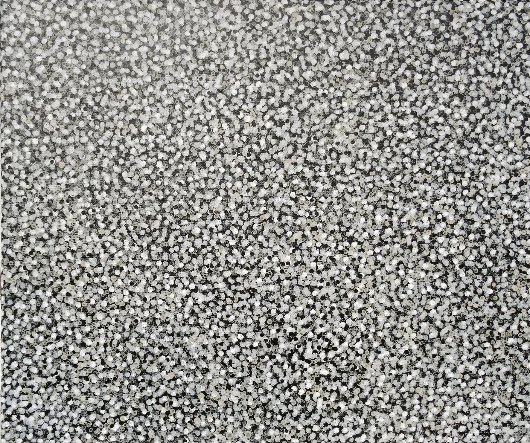 White noise, 50cm x 60cm, acrylic on canvas, 2017