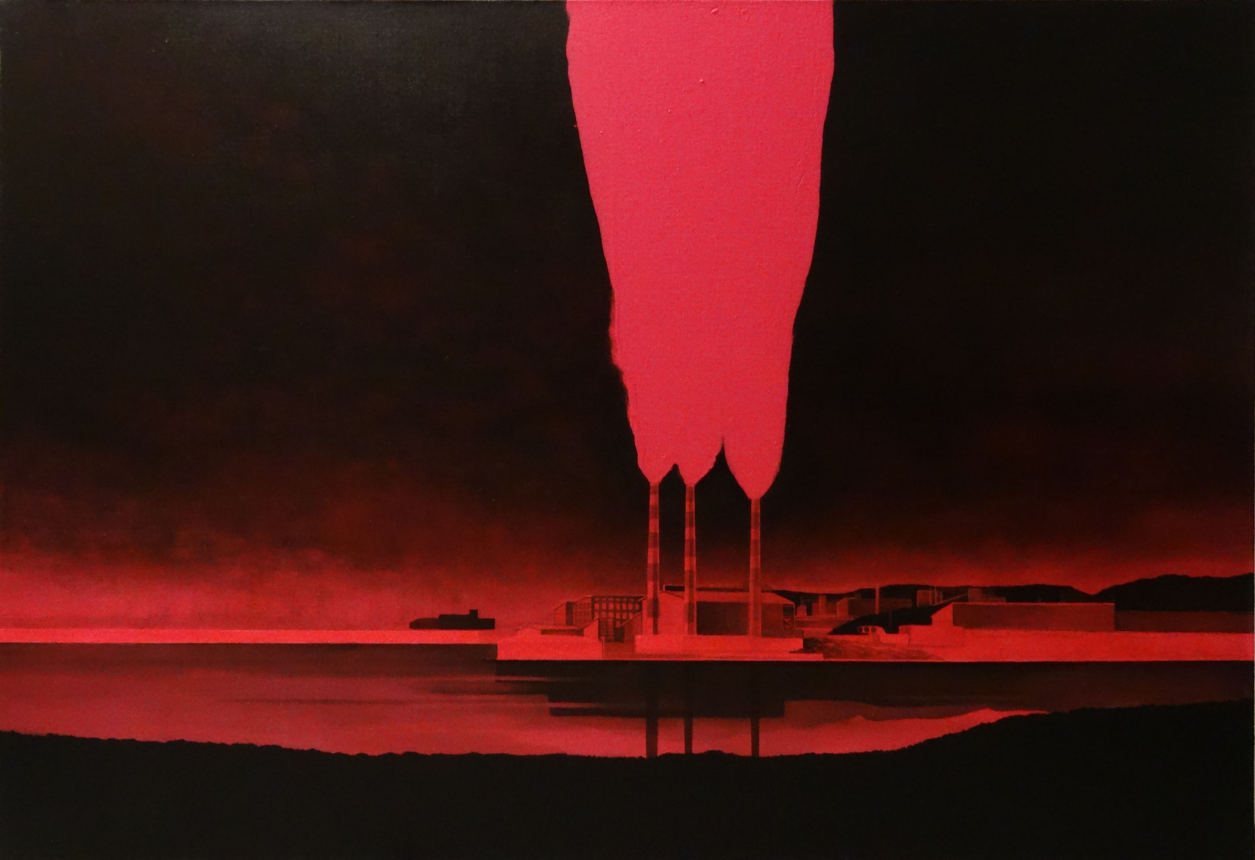 Nowy Wspanialy Swiat, akryl na płótnie 110cm x 160cm, 2015