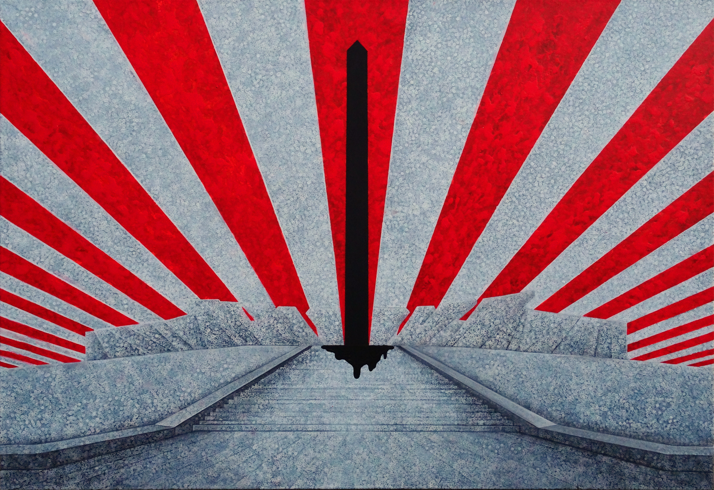 Great Patriotic, 110cm x 160cm, acrylic on canvas, 2018